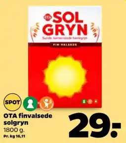 Netto Ota finvalsede solgryn tilbud