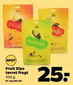Netto Fruit Dips tørret frugt tilbud