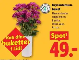 Lidl Krysantemum-buket tilbud