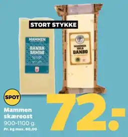 Netto Mammen skæreost tilbud