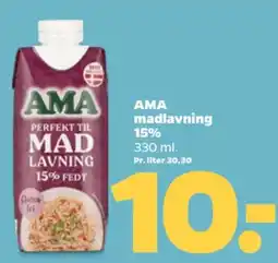 Netto Ama madlavning 15% fedt tilbud