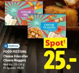 Lidl Dybfrost Cheese Fries eller Cheese Nuggets tilbud