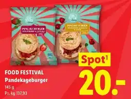 Lidl Food Festival Pandekageburger tilbud