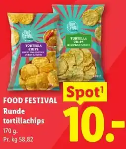 Lidl Food Festival runde tortillachips tilbud