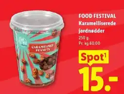 Lidl Food Festival karamelliserede jordnødder tilbud