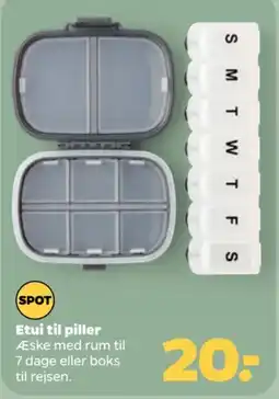 Netto Spot Etui til piller tilbud