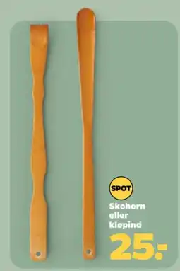 Netto Spot Skohorn eller kløpind tilbud