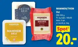 Lidl Mammen Havarti tilbud