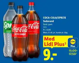 Lidl Coca-Cola/Sprite Sodavand tilbud