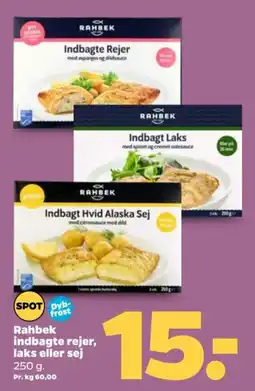 Netto Rahbek indbagte rejer, laks eller sej tilbud