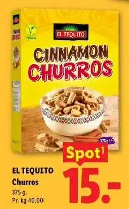 Lidl El Tequito cinnamon churros tilbud