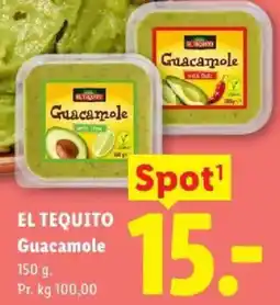 Lidl El Tequito Guacamole tilbud