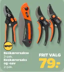 Netto Spot beskærersakse tilbud