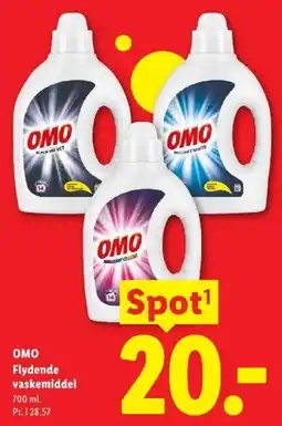 Lidl Omo flydende vaskemiddel tilbud
