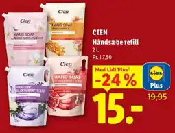 Lidl Cien håndsæbe refill tilbud