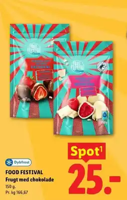 Lidl Dybfrost Food Festival Frugt med chokolade tilbud