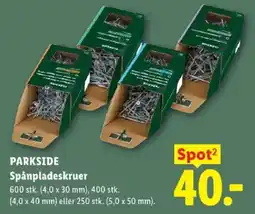 Lidl Parkside Spånpladeskruer tilbud