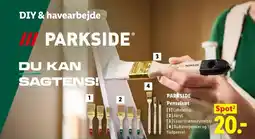 Lidl Parkside penselsæt tilbud
