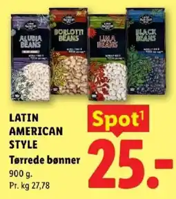 Lidl Latin American Style Tørrede bønner tilbud