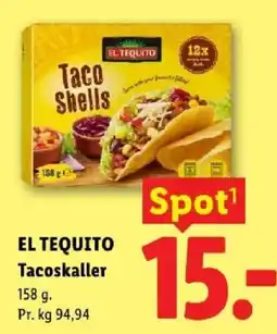 Lidl El Tequito Tacoskaller tilbud