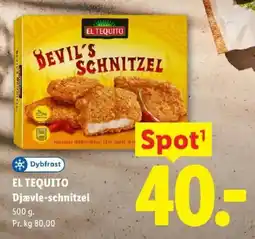 Lidl El Tequito devil's schnitzel tilbud