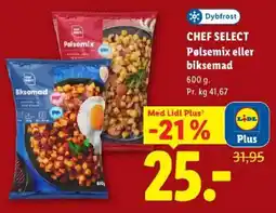 Lidl Dybfrost Chef Select Pølsemix eller biksemad tilbud