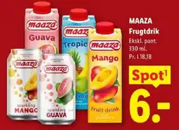 Lidl Maaza Frugtdrik tilbud