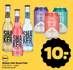 Netto Shaker eller Royal Club tilbud
