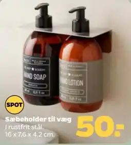 Netto Sæbeholder til væg tilbud