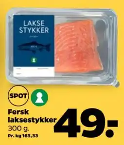 Netto Spot fersk laksestykker tilbud