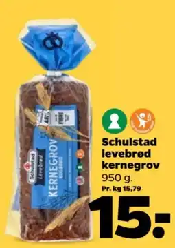 Netto Schulstad levebrød kernegrov tilbud
