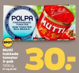 Netto Mutti hakkede tomater tilbud