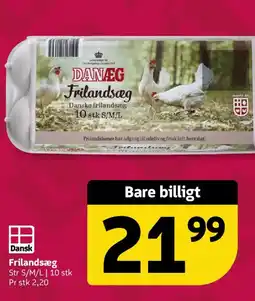Løvbjerg Danæg frilandsæg tilbud