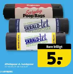 Løvbjerg Dogman Everyday Poop Bags tilbud