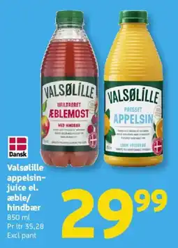 Løvbjerg Valsølille appelsin-juice el. æble/hindbær tilbud