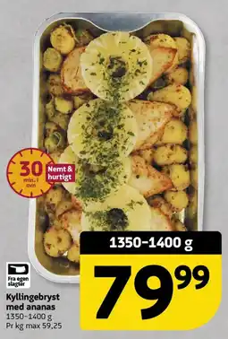 Løvbjerg Kyllingebryst med ananas tilbud