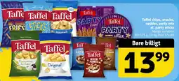 Løvbjerg Taffel chips, snacks, nødder, party mix el. party sticks tilbud