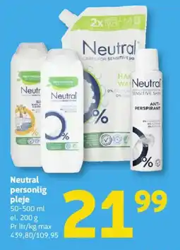Løvbjerg Neutral personlig pleje tilbud