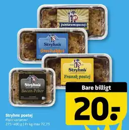 Løvbjerg Stryhns postej tilbud