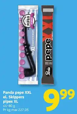 Løvbjerg Panda pepe XXL el. Skippers pipes XL tilbud