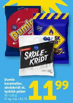 Løvbjerg Fazer Dumle karameller tilbud