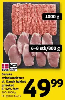 Løvbjerg Svinekoteletter tilbud