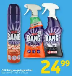 Løvbjerg Cillit Bang rengøringsmiddel tilbud