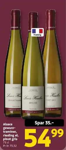 Løvbjerg Louis Hauller alsace gewurztraminer, riesling el. pinot gris tilbud
