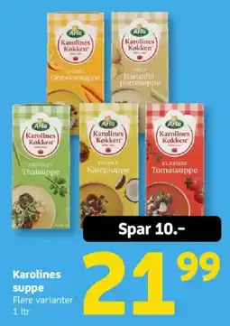 Løvbjerg Karolines Køkken suppe tilbud