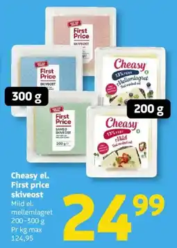 Løvbjerg Cheasy el. First price skiveost tilbud