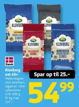 Løvbjerg Klovborg ost tilbud