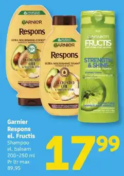 Løvbjerg Garnier Respons el. Fructis tilbud