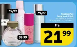 Løvbjerg Deodoranter, body mist el. edt tilbud
