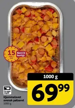 Løvbjerg Hjemmelavet svensk pølseret tilbud